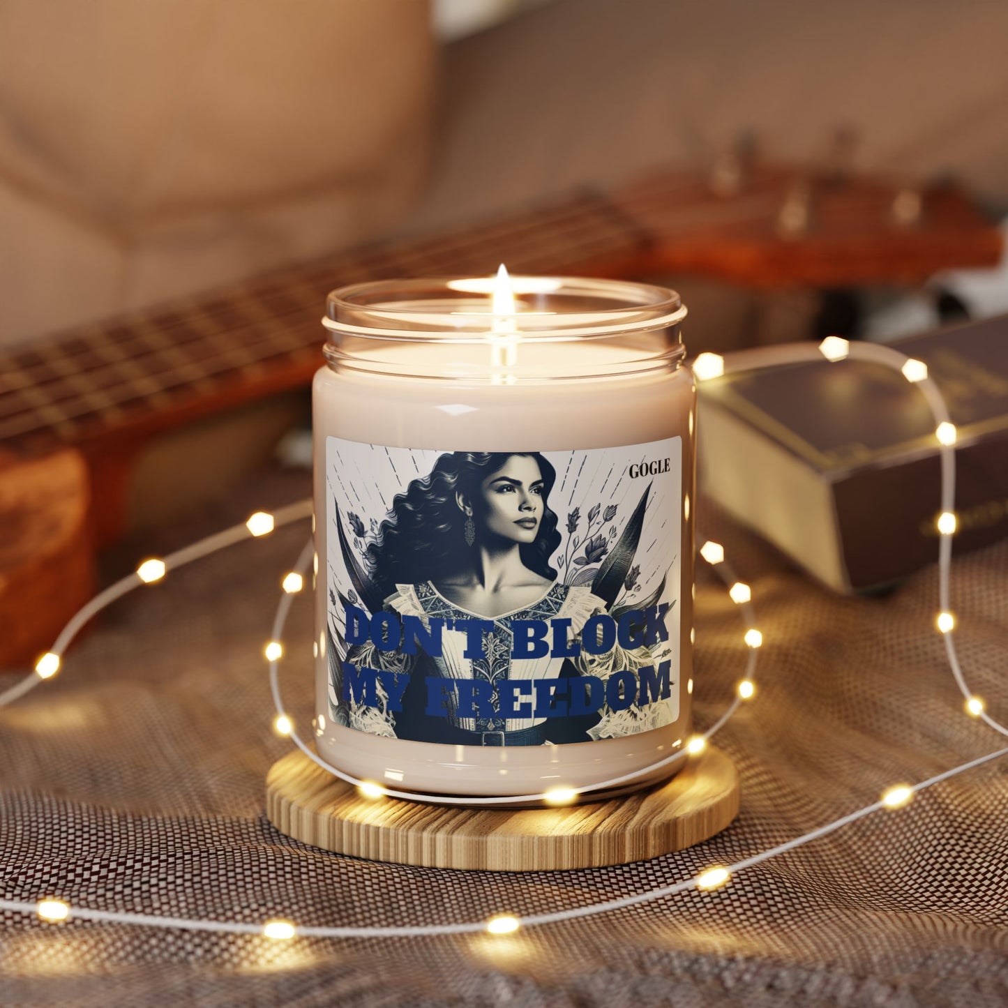 LIGHT OF FREEDOM Scented Soy Candle, 9oz