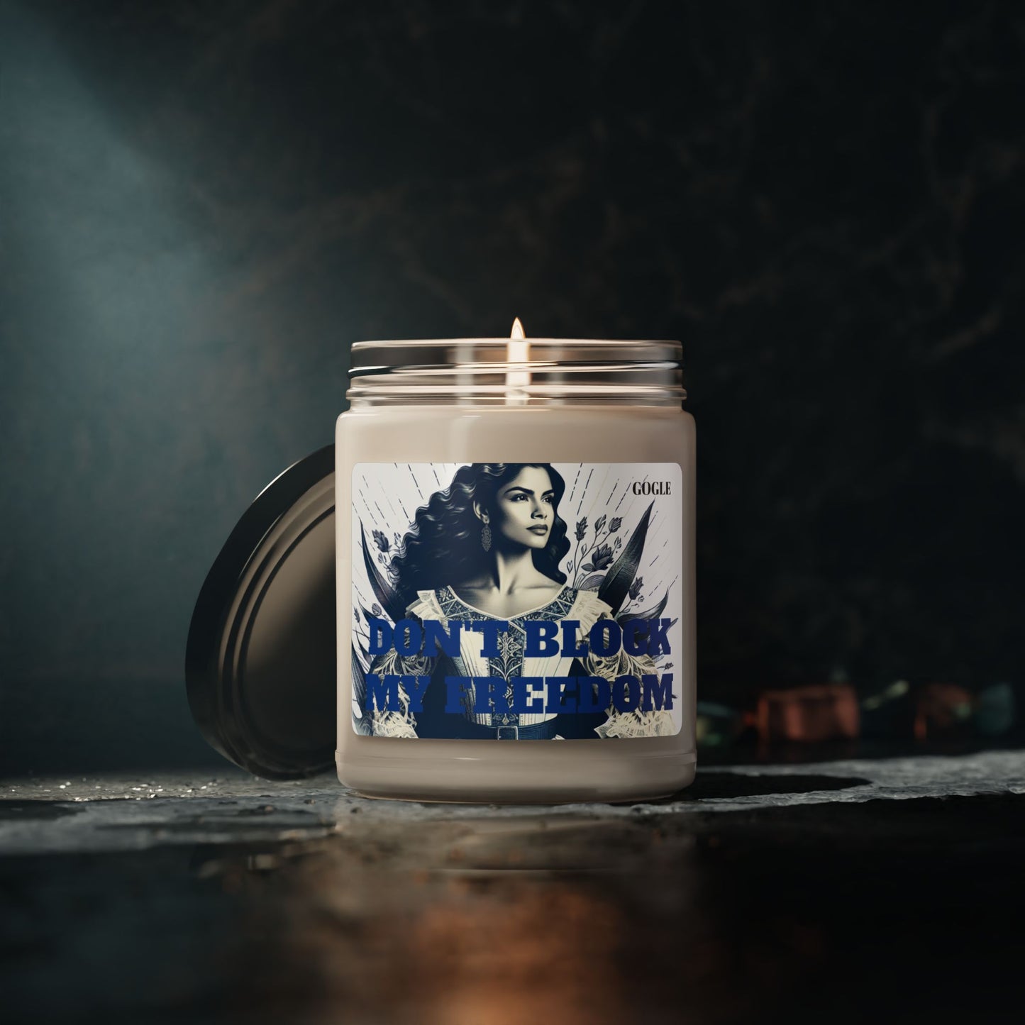 LIGHT OF FREEDOM Scented Soy Candle, 9oz