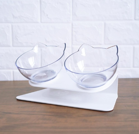 Transparent Single Pet Bowl