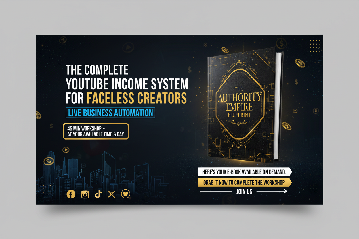 The Faceless Empire Blueprint | How to Build a $10K/Day Business
