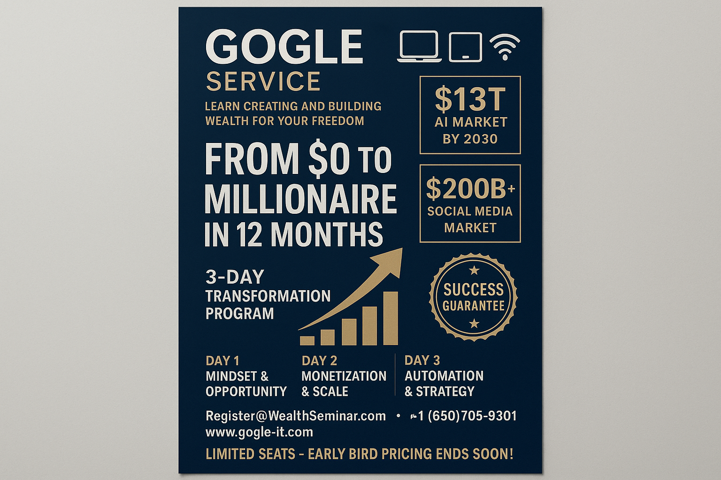 Learn Creating and Building Wealth For Your Freedom