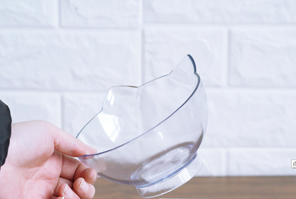 Transparent Single Pet Bowl