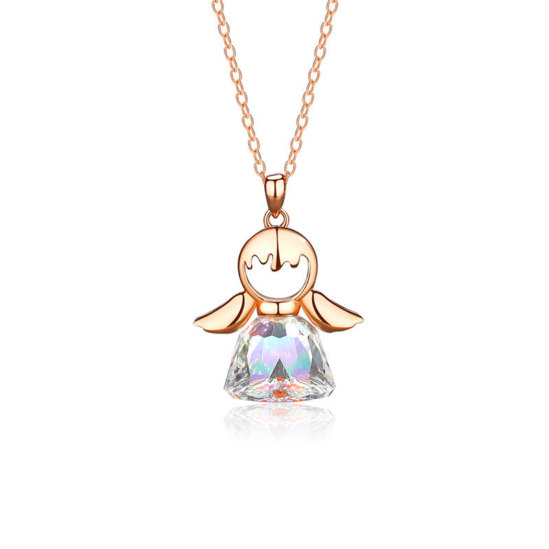 Crystal Little Angel Women's Necklace